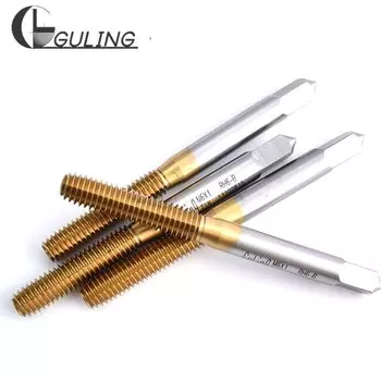 Метчики GULING HSS-E с оловянным покрытием M0.5-M16