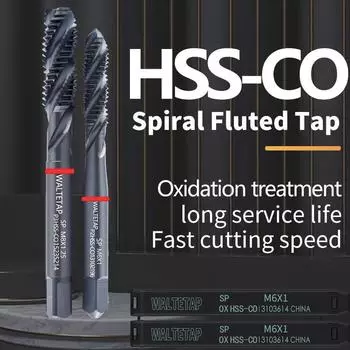 Метчики VOKET WALTETAP HSS-CO красные M2-M12