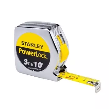 STANLEY Метрическая английская рулетка POWERLOCK Easy Hook 3 м / 5 м / 8 м
