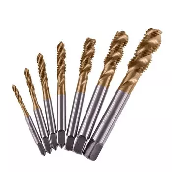 Метрические спиральные метчики из быстрорежущей стали MORNYRAYMILKIWA M2-M12