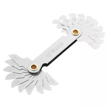 Метрический измеритель резьбы ChgImposs 20 шт., 0,5-7,0 мм