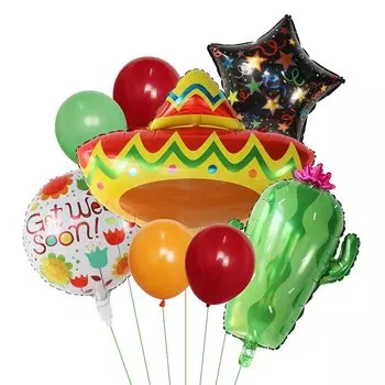 Мексиканский карнавальный набор шаров YAYB