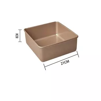 MEXQCH Антипригарная квадратная форма для хлеба из углеродистой стали