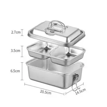 MEXQCH Герметичный ланч-бокс из нержавеющей стали для детей