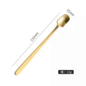 MEXQCH Нержавеющая сталь квадратная мини ложка