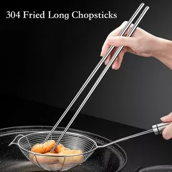 MEXQCH Палочки для еды из нержавеющей стали