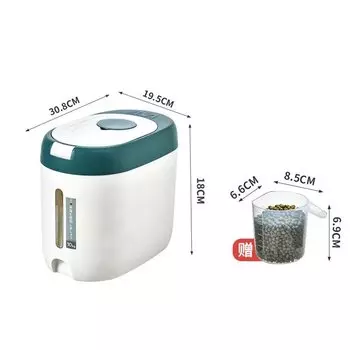 MEXQCH пластиковое ведро для риса 5 кг