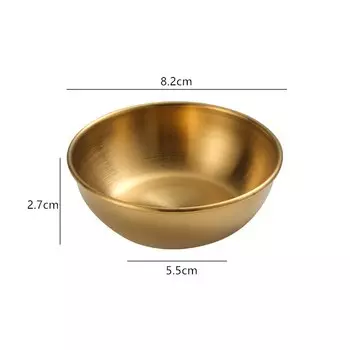 MEXQCH Стальная тарелочка для соуса