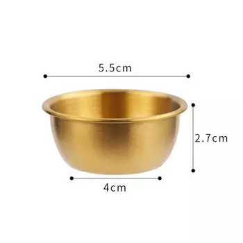 MEXQCH Тарелочки для соуса из нержавеющей стали