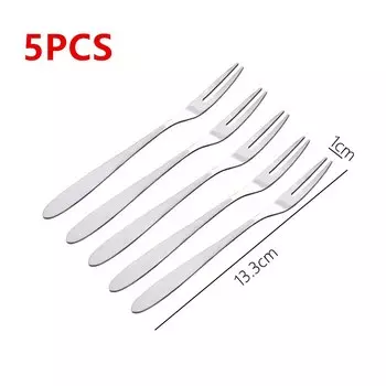 MEXQCH Вилки для фруктов из нержавеющей стали 5 шт