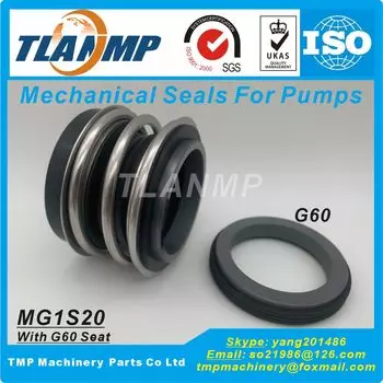 MG1S20/22-G6, MG1S20/22-G60, MG1S20/22-G50, MG1S20-22 Механические уплотнения TLANMP (поворотная рабочая длина: L1 = 25 мм)