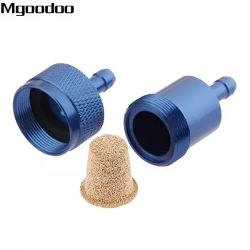 Mgoodoo 1/4 "6 мм Универсальный мотоциклетный встроенный топливный масляный фильтр с ЧПУ из алюминиевого сплава для питья Байк ATV Quad аксессуары для мотоциклов