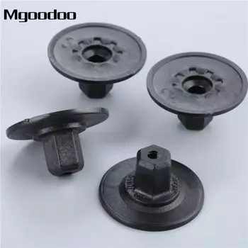 Mgoodoo 20 шт. автокрепежи самонарезающие винты крышка сиденья гайки для Audi пластиковые самонарезающие винты держатель Подушка