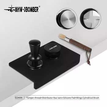 MHW-3BOMBER Темпер для эспрессо из нержавеющей стали