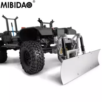 MIBIDAO 1/10 RC Гусеничный лезвие Снегоочиститель Металлическая лопата для снега для TRX4 TRX6 Axial SCX10 90027 28 90046 47 Детали декоративные