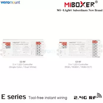 MiBoxer RGB Контроллер E2-RF 2 в 1 / E3-RF 3 в 1