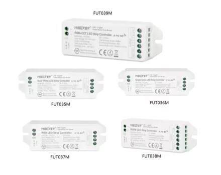 Miboxer DC12-24V 2,4 ГГц FUT035 цветовая температура FUT036 Одноцветный FUT037 RGB FUT038 RGBW FUT039 RGBCCT контроллер светодиодной ленты