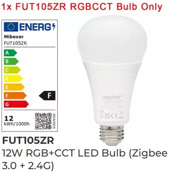 MiBoxer RGB+CCT светодиодная лампочка FUT103ZR 4W