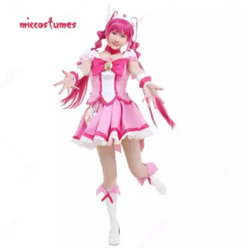 Miccostumes женский костюм с бантом, костюм для косплея, наряды с поясной сумкой, аксессуары