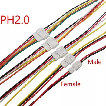 Micro Mini JST PH 2.0 разъемы 2/5/10 пар 26AWG