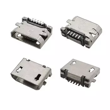 Micro USB разъемы женские 5-контактные