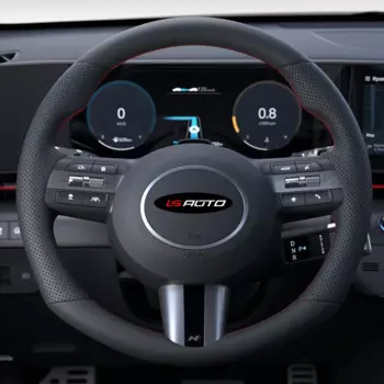 Сшитая вручную Обложка рулевого колеса из микрофибры для Hyundai 11 поколения Sonata Hyundai Kona Sx2 2024 аксессуары для автомобиля