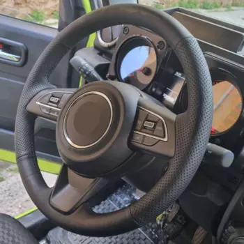 Чехол на руль из микрофибры для Suzuki Jimny Sierra Swift Sport Teszt Baleno 2018-2022, автомобильные аксессуары