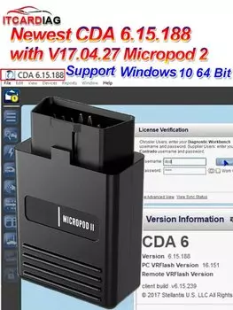 MicroPod 2 2024 CDA6 CDA 6.15.188 для FCA оригинальные файлы MicroPod2 сканер для редактирования для DODGE/CHRYSLER/JEEP для флэш-сканера