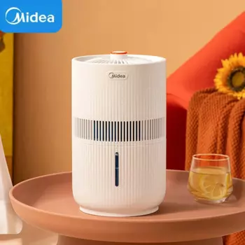 Midea 2,3 л чистый увлажнитель воздуха без тумана, испарительный увлажнитель воздуха без тумана, увлажнение, очистка водных путей, 240 мл/ч для дома, спальни