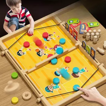 Mideer 10 в 1 деревянная каррм, настольная игра, Хоккей, игра в шахматы, 1 ~ 4 игрока, вызов, битва, интерактивная игра для детей, детей 3 лет +