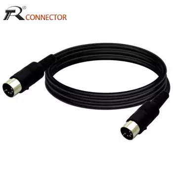 MIDI DIN 5pin Male to 5PIN Male/Female Plug Двуглавый аудио удлинитель с экранированным кабелем M/M M/F кабельный адаптер