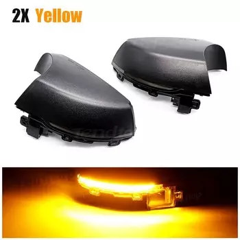 Мигающее движущееся боковое зеркало заднего вида, Задний сигнал поворота для Volkswagen VW Polo MK5 6R 2009-2013 6C Series Class 6R0949101