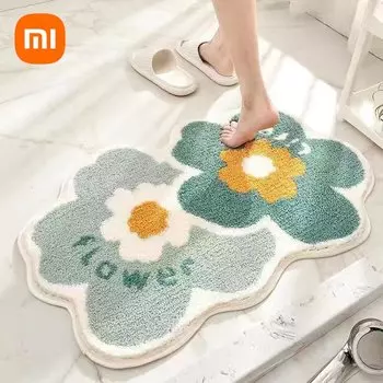 MIJIA Хлопковый цветочный коврик для ванной