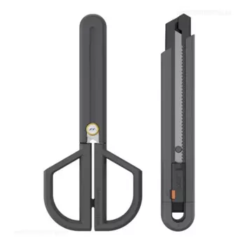 Xiaomi JIMIHOME 2 шт. ножницы и нож мини-комбинированный набор регулируемый защитный чехол прецизионный DIY безопасный бытовой портновский инструмент