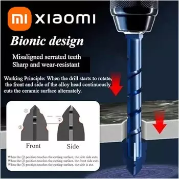 MIJIA Прецизионное сверло для стекла и камня 6/8/10/12/14 мм