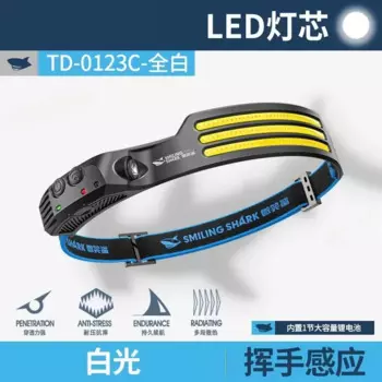 Xiaomi уличный светодиодный сенсорный зажим для шляпы, водонепроницаемый налобный фонарик, перезаряжаемый светильник для рыбалки, поиска, кемпинга, ночной головной инструмент