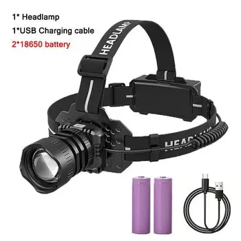 Mikenoon портативный налобный фонарь LED