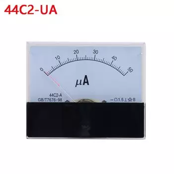 Аналоговый амперметр LAOKE 44C2-A 0-50 мкА