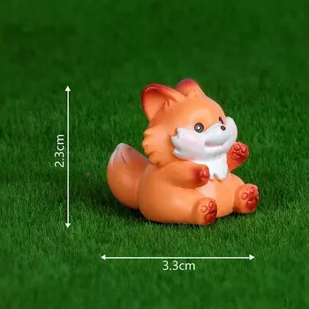 Микро-ландшафт с лисой и кроликом GJCUTE