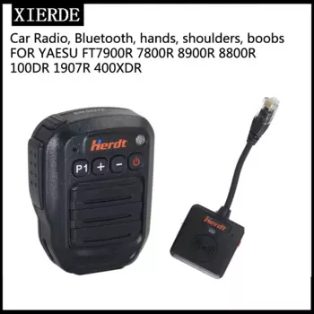 Микрофон XIERDE подходит для Yaesu 7900R / 100DR/7800R/8900R, ручной радиомикрофон, беспроводной наплечный микрофон с Bluetooth