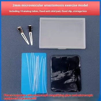 Микрохирургия «Конец к конца» Анастомоз Моделирование кровеносных сосудов 2 мм 5 мм Измерение навыков швов Учебная модель Сосудистые упражнения