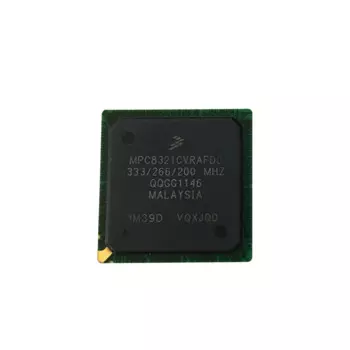 Микропроцессоры MPC8321CVRADFC-MPU PowerQUICC, 32-битная архитектура Power SoC, 266 МГц e300, QE, PCI, USB2.0, DDR1/2, UART, -40-