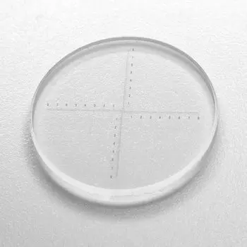 Микроскоп FYSCOPE 0,1 мм микроскоп окуляр микрометр концентрическая сетка перекрестная линия микрометр перекрестная линейка