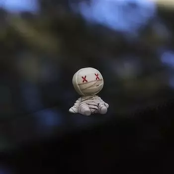 Милая аниме-мумия, украшение интерьера автомобиля, мини-фигурка мумии, авто центральная консоль, украшение на приборную панель, автомобильные аксессуары