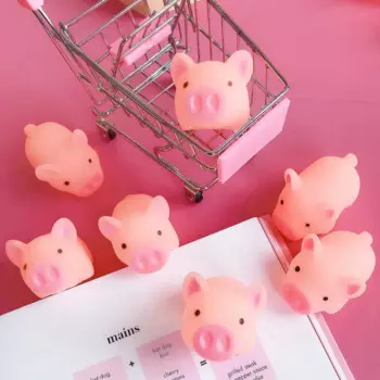 Милая игрушка для купания в виде свиньи, плавающая игрушка для купания, мягкая игрушка для купания в ванной