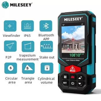 Mileseey S20 Bluetooth лазерный дальномер 60/80/100 м