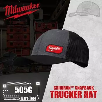 Милуоки 505Г ГРИДИРОН ™ Кепка дальнобойщика Snapback