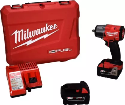 Milwaukee 2960-22R 18V бесщеточный 3/8 "Ударный гайковерт со средним крутящим моментом с фрикционным кольцом