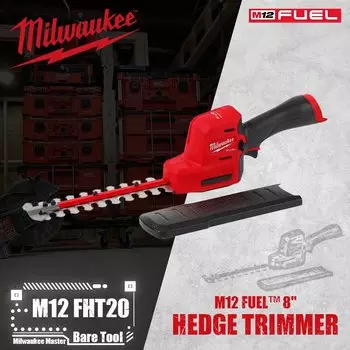 Milwaukee M12 FUEL 8" Бесщеточный триммер для живой изгороди