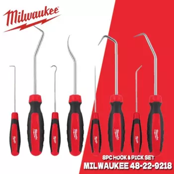 Milwaukee Набор крючков и отмычек 8 предметов